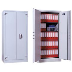 Armoire forte bloquée ouverte
